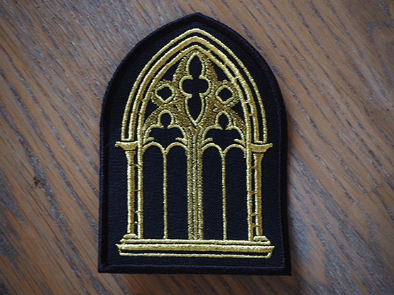 MEDIEVAL CASTLE Patch (gold) | Depressive Illusions Records
