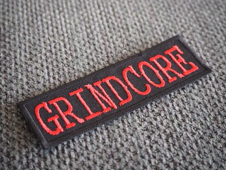 GRINDCORE Patch (red) | Depressive Illusions Records
