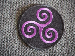 Triskelion Patch (purple) | Depressive Illusions Records